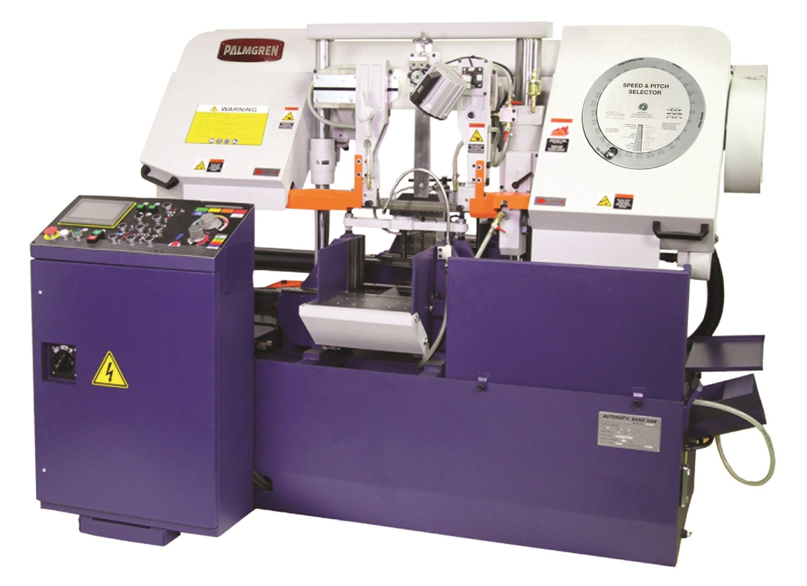 9684487-scaled-1.jpg Palmgren 7.5HP 230V Three Phase 18” Dual Column Automatic Horizonal Band Saw 9684489 - Image 1