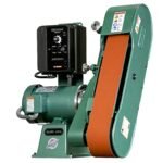 Burr King 4” x 60” Two Wheel 960-400 Variable Speed 1.5 HP 120V Single Phase Belt Grinder 97110