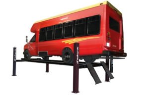 Challenger AR44018AR Medium-Duty 4-Post Alignment Lift Package 18,000 lb - New Black Color