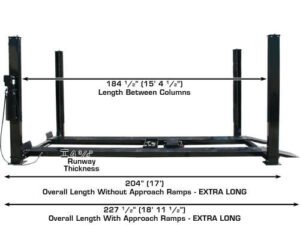 Atlas® Garage Pro 9000 Service/Parking 4 Post Lift 9,000 lbs - Image 10