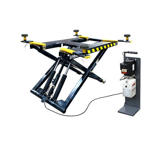 9e497022-61f5-438e-b4ed-9972eec3f7e6_MR06__48026.1773436670.jpg AMGO® Hydraulics MR06 Mid-Rise Portable Scissor Lift 6,000 lbs. - Image 1