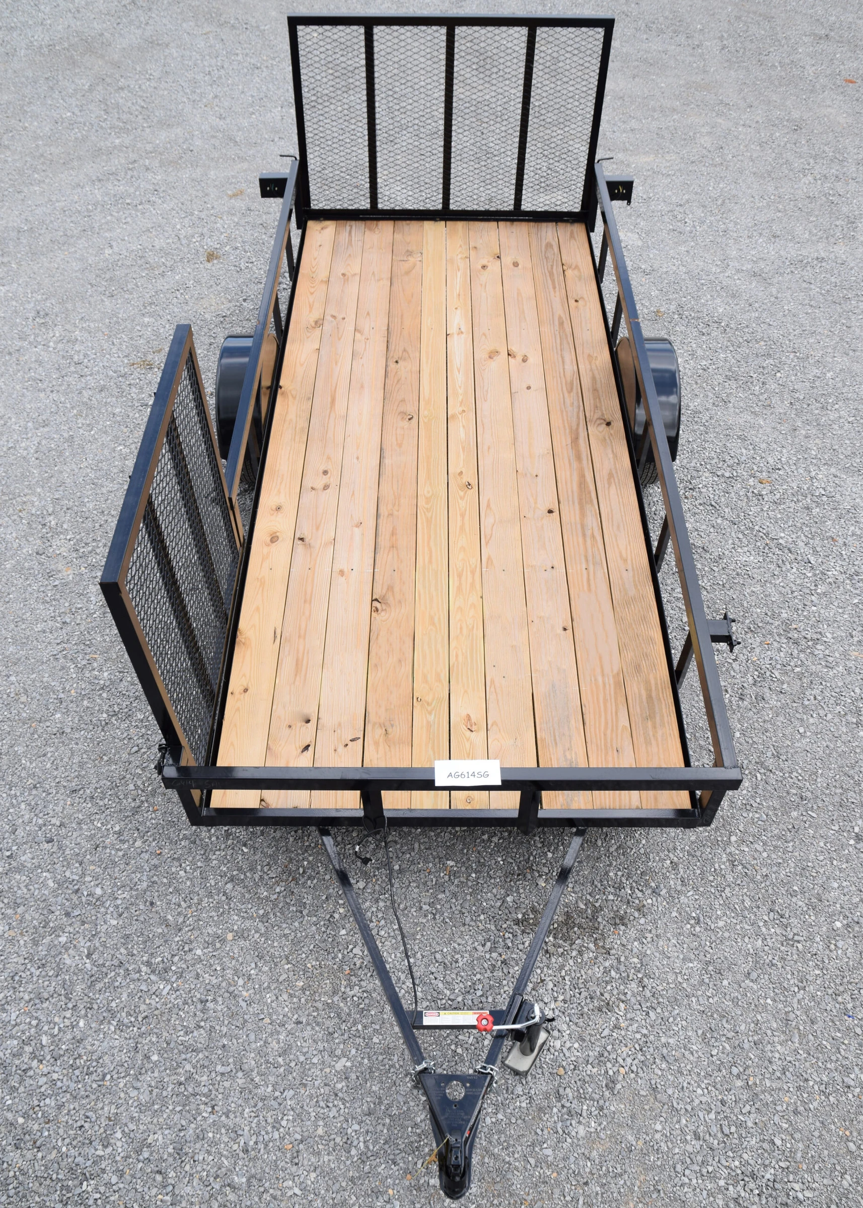AG614SG-copy-scaled-1 CA120 Caliber 6x14 Utility Trailer HD W/ Side Gate - Image 1