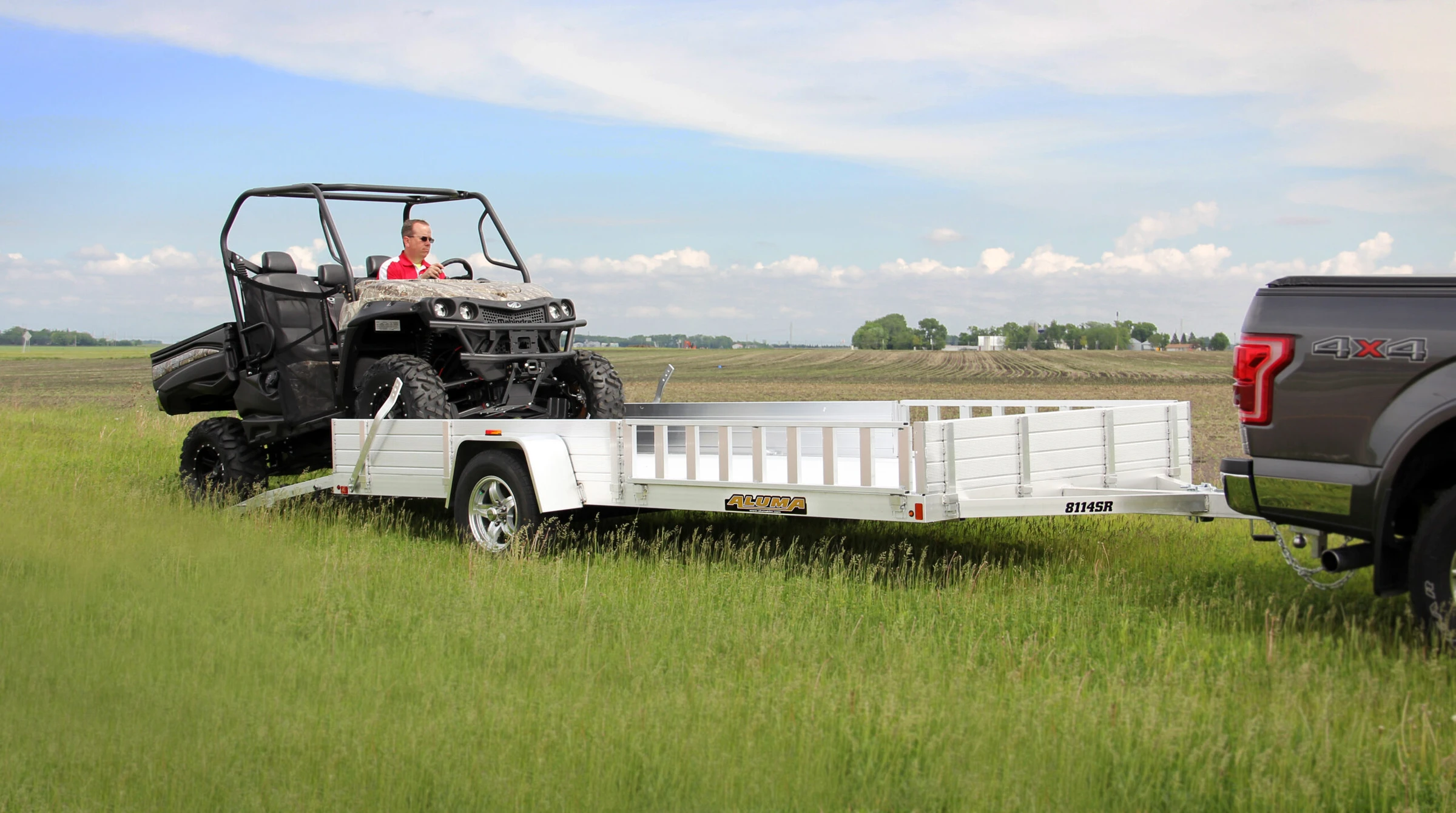 ALUMA-8814SR-scaled-1 Aluma Utility Trailer #8114SR - Image 1