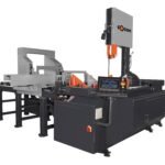 Cosen 20" x 26" NC Programmable Automatic Dual Mitering Vertical Tilt Frame Band Saw AV-2026NC