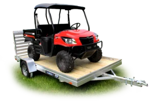 Aluma Wood Deck Utility Trailer #7810ESW - Image 2