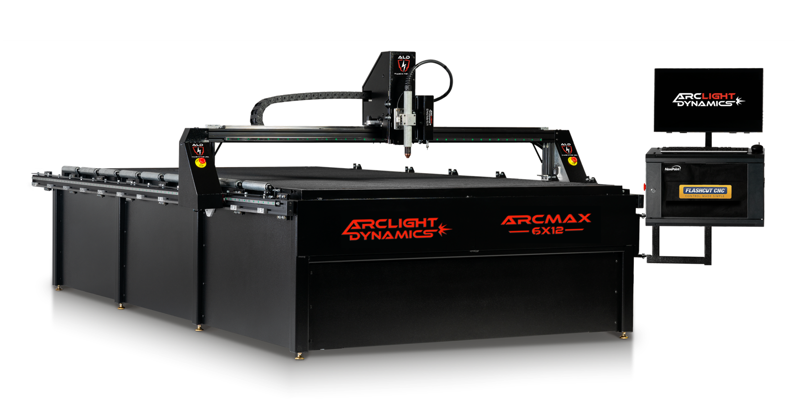 Arc-Max-Elite-6x12-CNC-Plasma-Table-scaled-1.png Arclight Arc Max Elite 6x12 CNC Plasma Table With 2” Thick Mild Steel Capacity and Flashcut Control System - Image 1