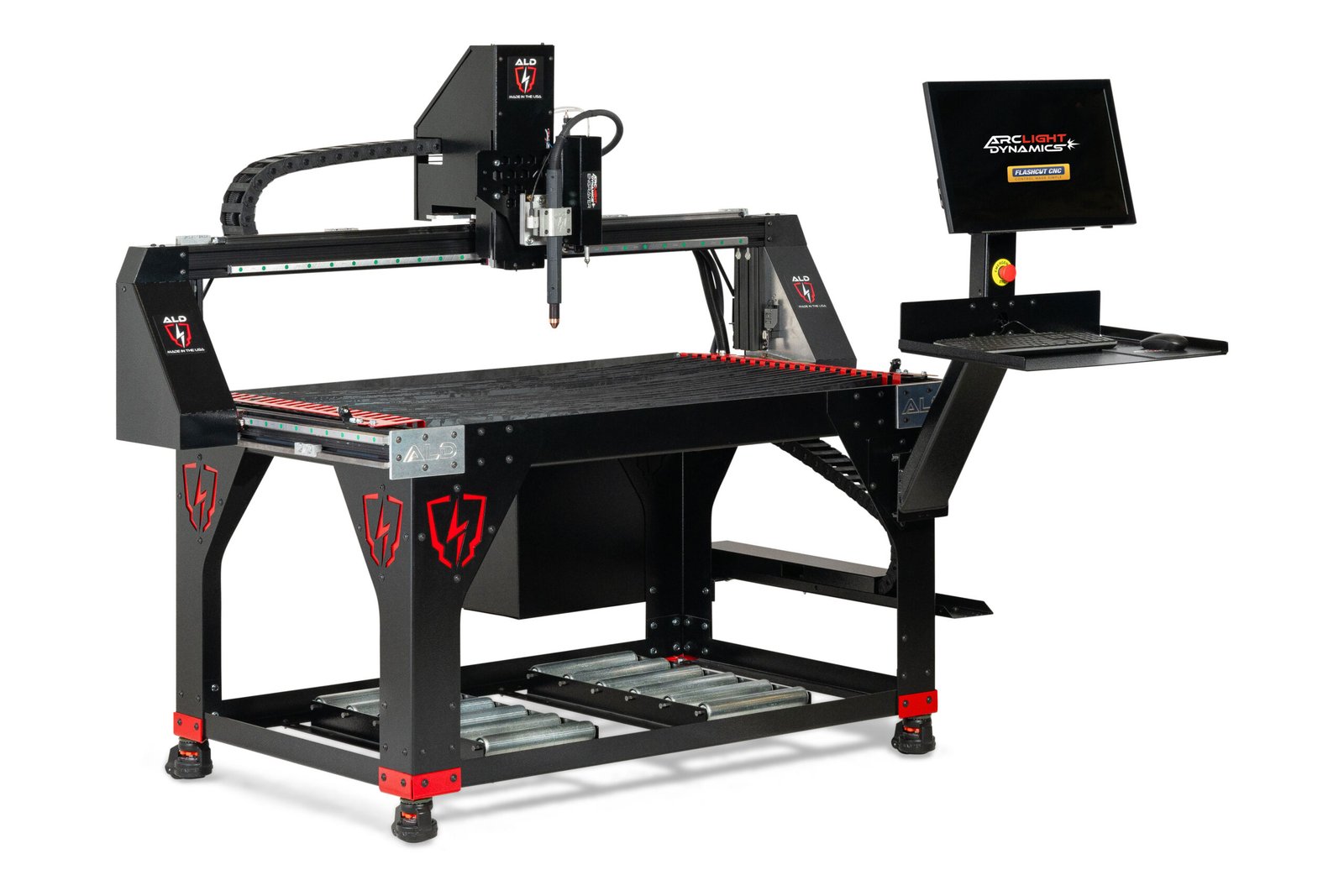 Arclight-Dynamics-Arc-Pro-Elite-4x2-CNC-Plasma-Table-scaled-1.jpg Arclight Arc Pro V2 Elite 4x2 CNC Plasma Table With 1.5” Thick Mild Steel Capacity and Flashcut Control System - Image 1