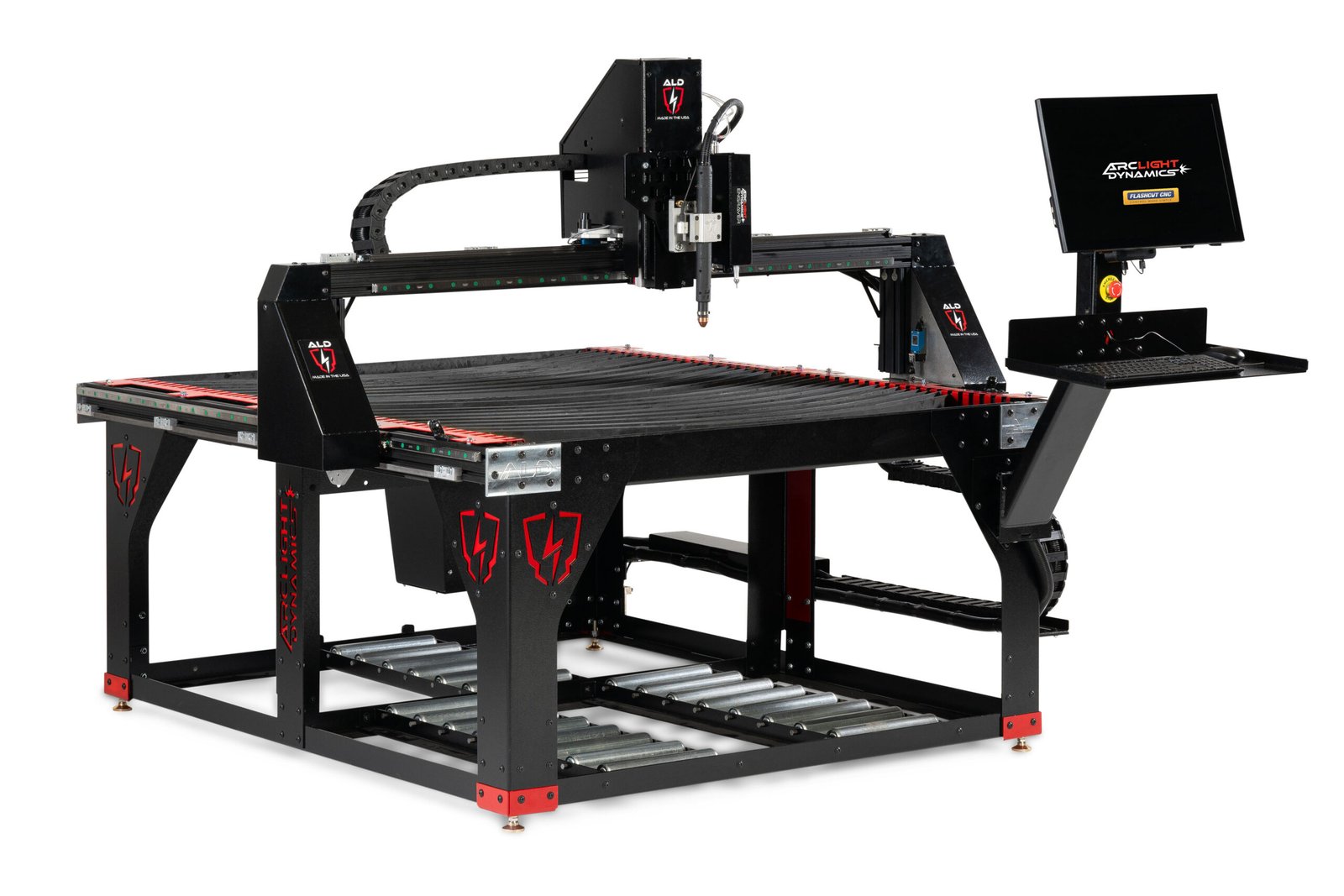 Arclight-Dynamics-Arc-Pro-Elite-4x4-CNC-Plasma-Table-1-scaled-1.jpg Arclight Arc Pro V2 Elite 4x4 CNC Plasma Table With 1” Thick Mild Steel Capacity and Flashcut Control System - Image 1