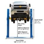 Atlas® BP-10000 Floor Baseplate 2 Post Car Lift 10,000 lbs - Image 15
