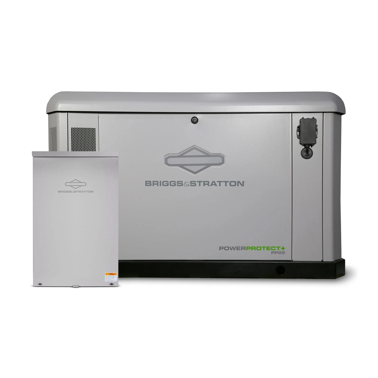 Briggs & Stratton 040795 22kW PowerProtect+ Generator with 200A SE Transfer Switch Briggs & Stratton 040795 22kW PowerProtect+ Generator with 200A SE Transfer Switch