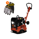 BravePro Reversible Plate Compactor | 15 In. | Wheel Kit | Honda GX160