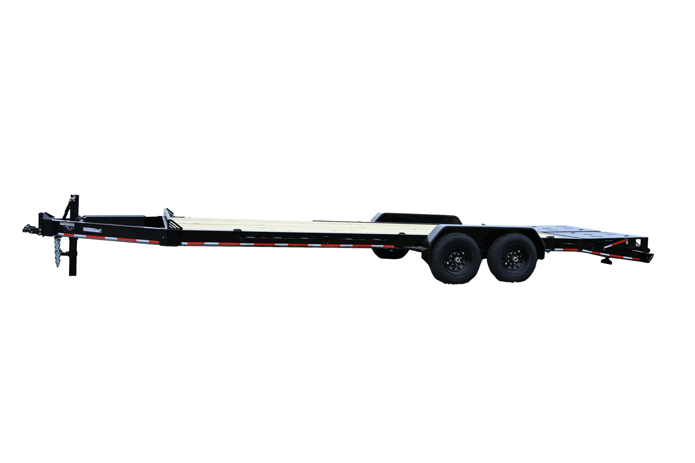 CA411 CA411 Caliber 7x24 Equipment Trailer 14k W/ 8" I-Beam - Image 1