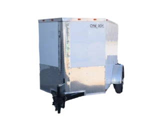 CY200 Cynergy 5x8 Enclosed Trailer SA White - Image 2