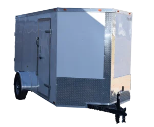 CY203 Cynergy 6x12 Enclosed Trailer SA White - Image 2