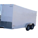 CY215 Cynergy 7x14 Enclosed Trailer TA White