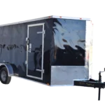 CY219 Cynergy 7x16 Enclosed Trailer TA Black