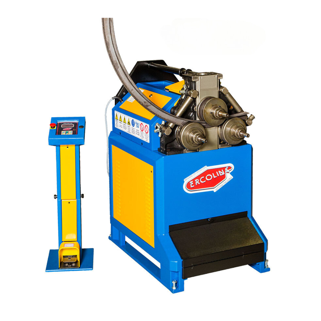CE5020 Ercolina 220V Three Phase Hydraulic Positioning Angle Roll Bender with 2½” Pipe Bending Capacity and Universal Tooling CE50H3 - Image 1