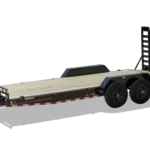 LT605 Load Trail 7X20 Car Hauler 14K W/ Fold Ramps