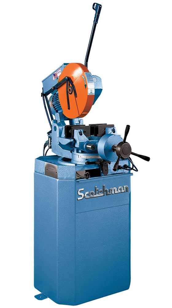 CPO-350-PK_Scotchman-cold-saw-18.png Scotchman CPO 350 PK 14" Manual Ferrous 460V Three Phase Low Turn Dual Speed Circular Cold Saw 076749 - Image 1