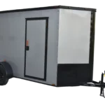 CY205 Cynergy 6x12 Enclosed Trailer SA Silver Blackout 81"