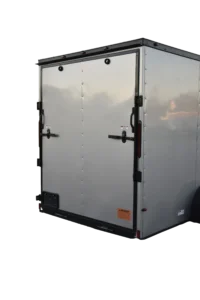 CY205 Cynergy 6x12 Enclosed Trailer SA Silver Blackout 81" - Image 2