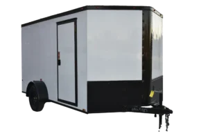 CY213 Cynergy 7x12 Enclosed Trailer SA White Blackout