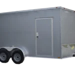 CY216 Cynergy 7x14 Enclosed Trailer TA Silver 84"