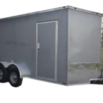 CY217 Cynergy 7x14 Enclosed Trailer TA Silver