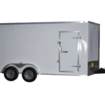 CY237 Cynergy 7x16 Enclosed Trailer TA White 84"