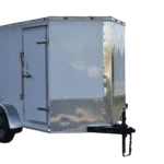 CY238 Cynergy 6x10 Enclosed Trailer TA White
