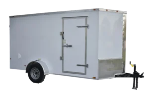 CY247 Cynergy 6x12 Enclosed Trailer SA White Double Door