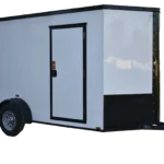 CY249 Cynergy 6x12 Enclosed Trailer SA White Blackout 81"