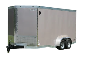 CY257 Cynergy 7x16 Enclosed Trailer TA Pro Rose Metallic