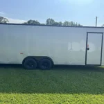 CY700 Cynergy 8.5x24 Enclosed Car Hauler 10K Silver Blackout