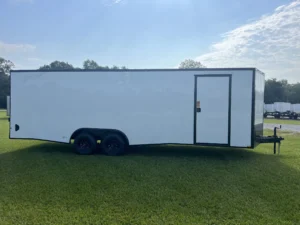 CY701 Cynergy 8.5x24 Enclosed Car Hauler 10K White Blackout - Image 3