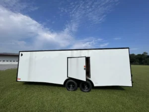 CY701 Cynergy 8.5x24 Enclosed Car Hauler 10K White Blackout - Image 5
