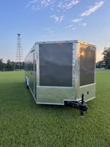 CY702 Cynergy 8.5x28 Enclosed Car Hauler 10K Charcoal Gray - Image 2