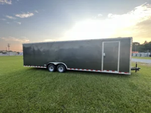 CY702 Cynergy 8.5x28 Enclosed Car Hauler 10K Charcoal Gray - Image 3