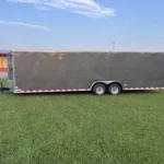 CY702 Cynergy 8.5x28 Enclosed Car Hauler 10K Charcoal Gray