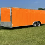 CY703 Cynergy 8.5x24 Enclosed Car Hauler 10K Orange