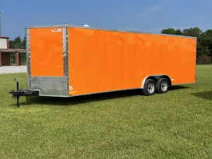 CY703 Cynergy 8.5x24 Enclosed Car Hauler 10K Orange