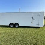 CY704 Cynergy 8.5x24 Enclosed Car Hauler 10K White