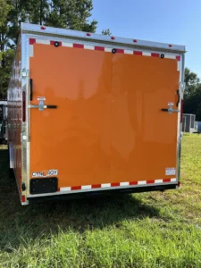 CY708 Cynergy 8.5x28 Enclosed Car Hauler 10K Orange - Image 3