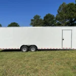 CY710 Cynergy 8.5x28 Enclosed Car Hauler 10K White