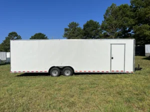 CY710 Cynergy 8.5x28 Enclosed Car Hauler 10K White