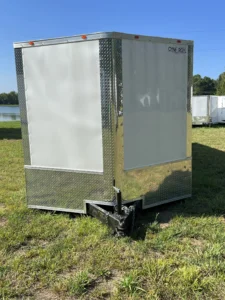 CY710 Cynergy 8.5x28 Enclosed Car Hauler 10K White - Image 2