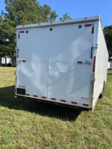 CY710 Cynergy 8.5x28 Enclosed Car Hauler 10K White - Image 3