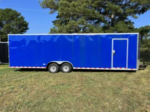 CY711 Cynergy 8.5x28 Enclosed Car Hauler 10K Blue