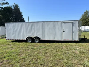 CY712 Cynergy 8.5x28 Enclosed Car Hauler 10k White