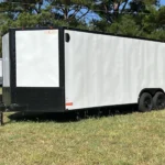 CY713 Cynergy 8.5x24 Enclosed Car Hauler 10K White Blackout